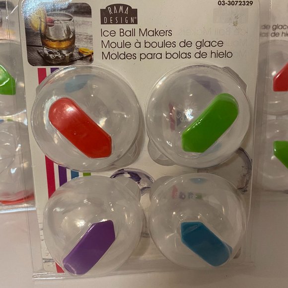 LOT ( 3) Ice Ball Maker - Picture 2 of 2